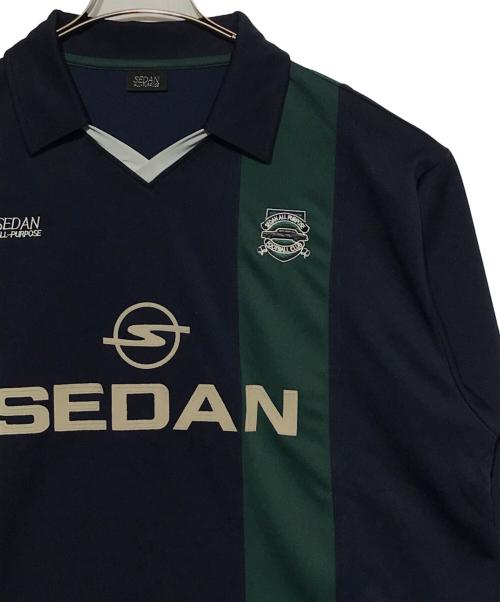 SEDAN ALL-PURPOSE（セダンオールパーパス）SEDAN ALL-PURPOSE (セダンオールパーパス) 24-25 Game Shirt ネイビー サイズ:ＸＬの古着・服飾アイテム