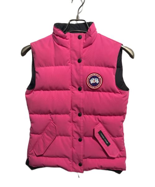 CANADA GOOSE（カナダグース）CANADA GOOSE (カナダグース) フリースタイルベスト ピンク サイズ:XSの古着・服飾アイテム