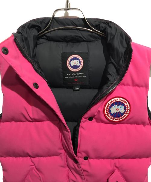 CANADA GOOSE（カナダグース）CANADA GOOSE (カナダグース) フリースタイルベスト ピンク サイズ:XSの古着・服飾アイテム