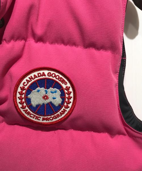 CANADA GOOSE（カナダグース）CANADA GOOSE (カナダグース) フリースタイルベスト ピンク サイズ:XSの古着・服飾アイテム