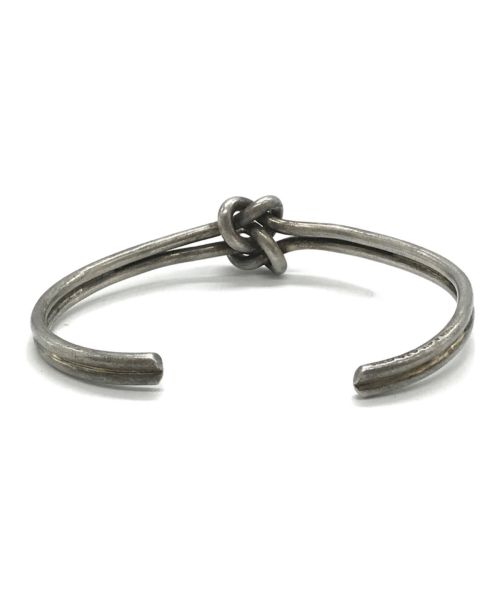 GUCCI（グッチ）GUCCI (グッチ) シルバーノットバングルの古着・服飾アイテム