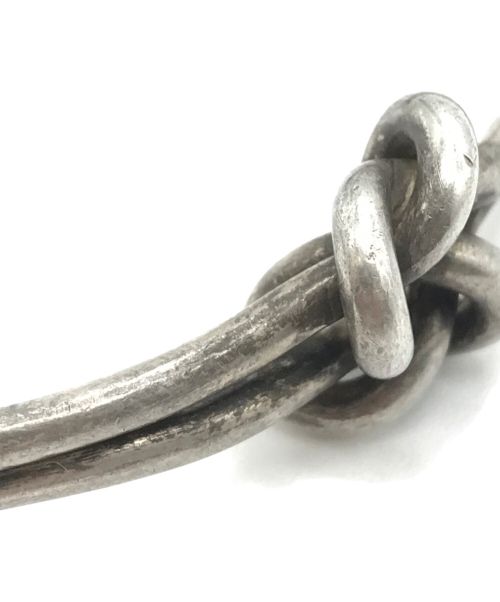 GUCCI（グッチ）GUCCI (グッチ) シルバーノットバングルの古着・服飾アイテム