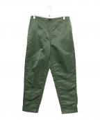 TOGA VIRILISトーガ ビリリース）の古着「NYLON WIDE PANTS」｜グリーン