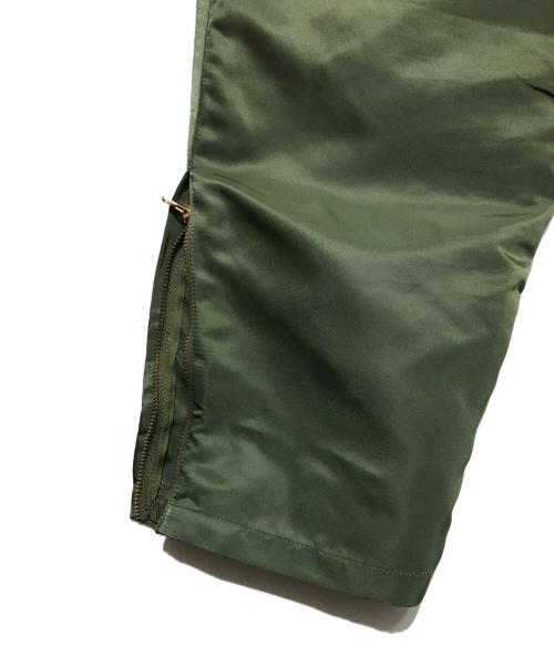 TOGA VIRILIS（トーガ ビリリース）TOGA VIRILIS (トーガ ビリリース) NYLON WIDE PANTS グリーン サイズ:44の古着・服飾アイテム