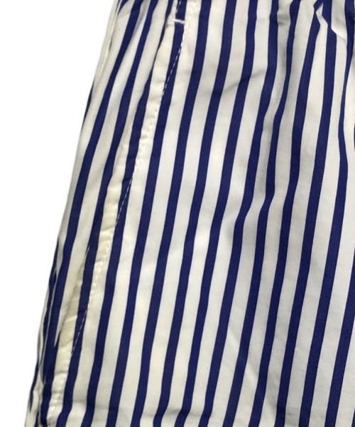 COMME des GARCONS SHIRT（コムデギャルソンシャツ）COMME des GARCONS SHIRT (コムデギャルソンシャツ) ストライプイージーパンツ ブルー サイズ:ＸＳの古着・服飾アイテム