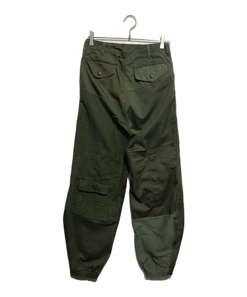 Rebuild by Needles（リビルドバイニードルス）Rebuild by Needles (リビルドバイニードルス) リメイクパッチワークカーゴパンツ グリーン サイズ:ＸＳの古着・服飾アイテム