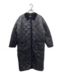 mizuiro-ind（ミズイロインド）の古着「裏ボアキルティングコート」｜ブラック