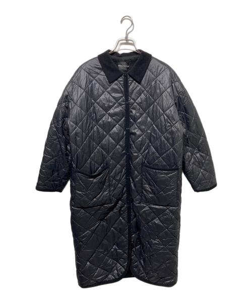 mizuiro-ind（ミズイロインド）mizuiro-ind (ミズイロインド) 裏ボアキルティングコート ブラック サイズ:freeの古着・服飾アイテム