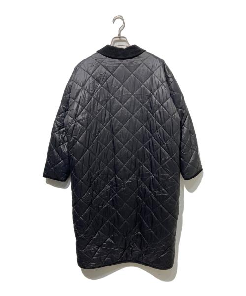 mizuiro-ind（ミズイロインド）mizuiro-ind (ミズイロインド) 裏ボアキルティングコート ブラック サイズ:freeの古着・服飾アイテム