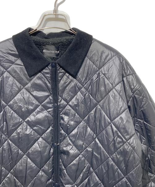 mizuiro-ind（ミズイロインド）mizuiro-ind (ミズイロインド) 裏ボアキルティングコート ブラック サイズ:freeの古着・服飾アイテム