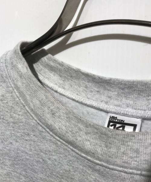 LOS ANGELES APPAREL（ロサンゼルスアパレル）LOS ANGELES APPAREL (ロサンゼルスアパレル) SSZ (エスエスズィー) A.H (エーエイチ) クルーネックスウェット グレー サイズ:2XLの古着・服飾アイテム