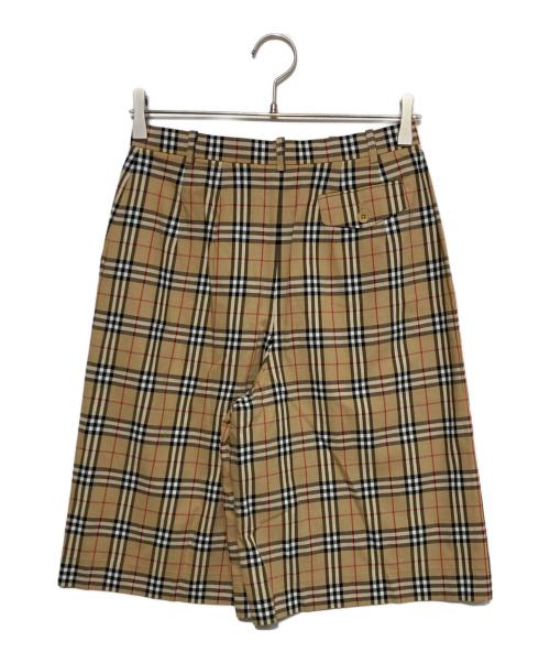 Burberry's（バーバリー）Burberry's (バーバリーズ) チェックハーフパンツ ブラウン サイズ:40の古着・服飾アイテム