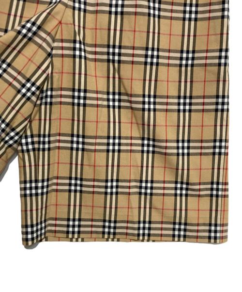 Burberry's（バーバリー）Burberry's (バーバリーズ) チェックハーフパンツ ブラウン サイズ:40の古着・服飾アイテム