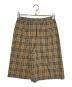 Burberry's (バーバリーズ) チェックハーフパンツ ブラウン サイズ:40：7000円