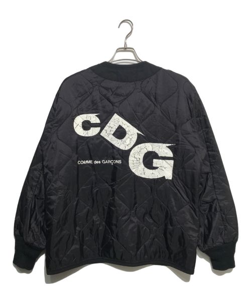 CDG（シーディージー）CDG (シーディージー) キルティングライナージャケット ブラック サイズ:Mの古着・服飾アイテム
