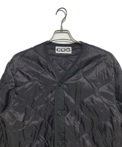 CDG（シーディージー）CDG (シーディージー) キルティングライナージャケット ブラック サイズ:Mの古着・服飾アイテム