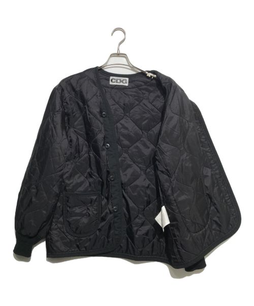 CDG（シーディージー）CDG (シーディージー) キルティングライナージャケット ブラック サイズ:Mの古着・服飾アイテム