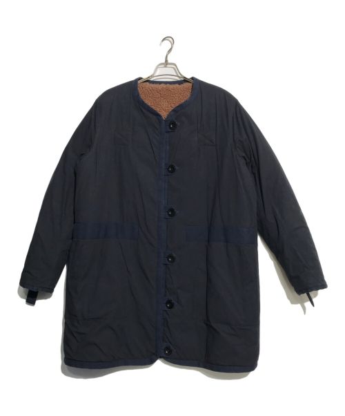 sacai（サカイ）sacai (サカイ) ボアリバーシブルコート ネイビー サイズ:2の古着・服飾アイテム