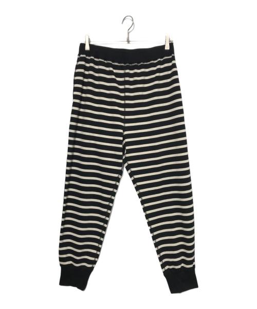 journal standard luxe（ジャーナルスタンダード ラックス）JOURNAL STANDARD LUXE (ジャーナルスタンダード リュクス) デラヴェジャージー パンツ ホワイト×ブラック サイズ:　の古着・服飾アイテム