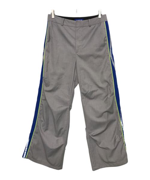 ADER error（アーダーエラー）ADER error (アーダーエラー) サイドラインパンツ グレー×ブルー サイズ:A4の古着・服飾アイテム