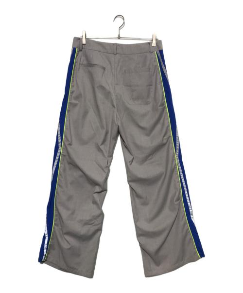ADER error（アーダーエラー）ADER error (アーダーエラー) サイドラインパンツ グレー×ブルー サイズ:A4の古着・服飾アイテム