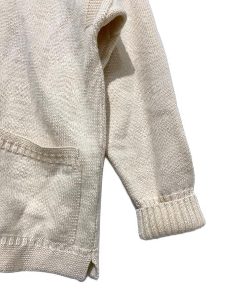 LeTricoteur（ル トリコチュール）LeTricoteur (ル トリコチュール) ガンジーカーディガン ホワイト サイズ:XLの古着・服飾アイテム