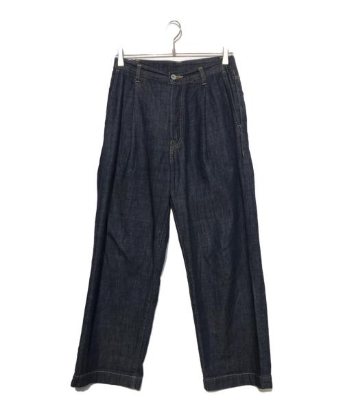 MARKA（マーカ）MARKA (マーカ) 1TUCK JEANS 10oz ORGANIC COTTON DENIM インディゴ サイズ:１の古着・服飾アイテム