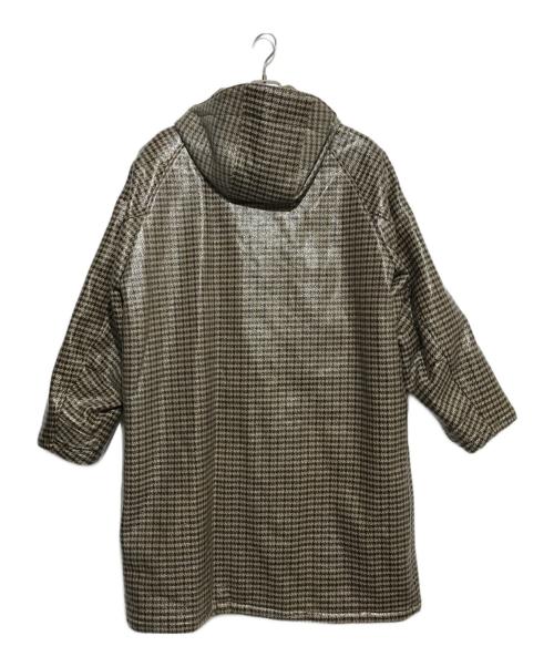 Name.（ネーム）Name. (ネーム) ラミネート ツウィード フーデット コート ブラウン サイズ:1 未使用品の古着・服飾アイテム