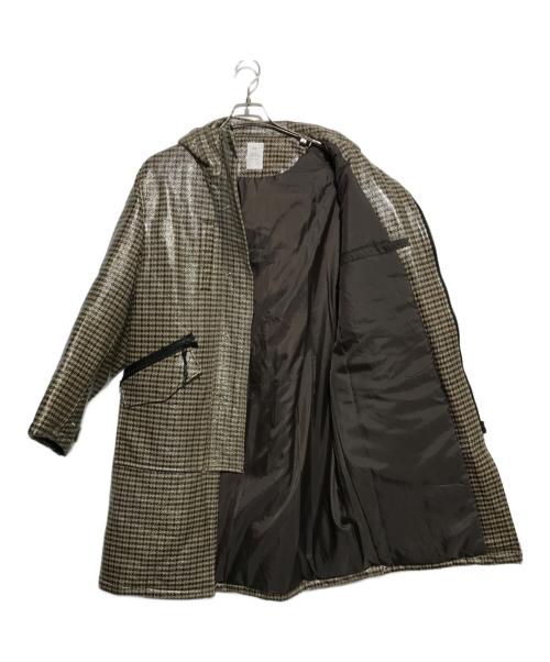 Name.（ネーム）Name. (ネーム) ラミネート ツウィード フーデット コート ブラウン サイズ:1 未使用品の古着・服飾アイテム