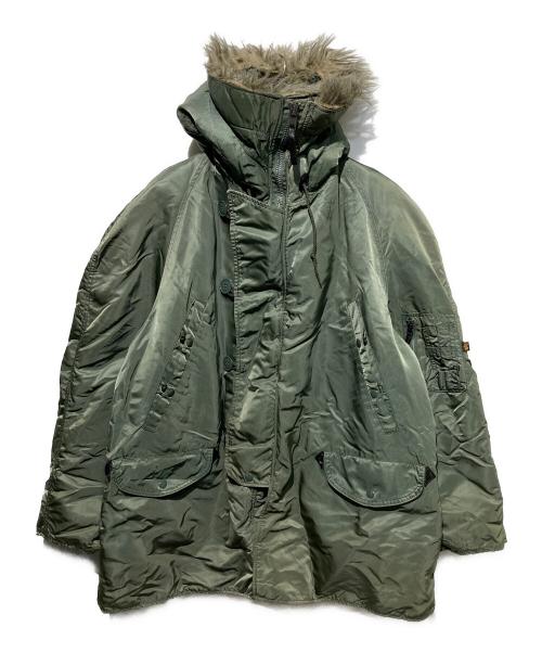 ALPHA（アルファ）ALPHA (アルファ) N-3Bタイプコート カーキ サイズ:Lの古着・服飾アイテム