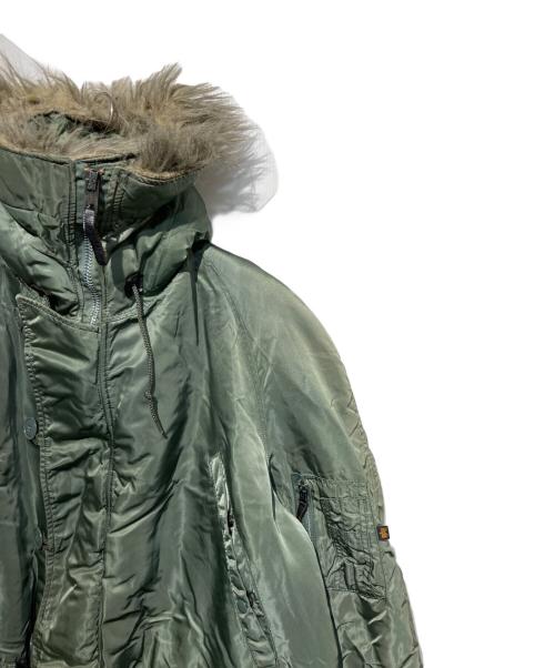 ALPHA（アルファ）ALPHA (アルファ) N-3Bタイプコート カーキ サイズ:Lの古着・服飾アイテム