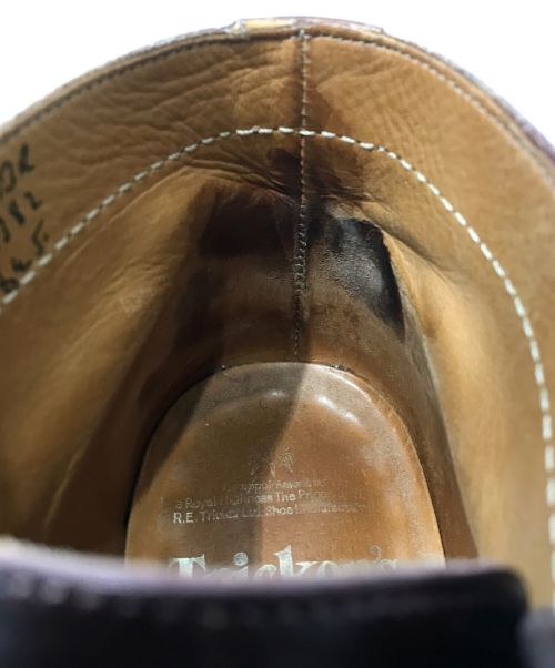 Tricker's（トリッカーズ）Tricker's (トリッカーズ) コードバンチャッカブーツ バーガンディー サイズ:8の古着・服飾アイテム