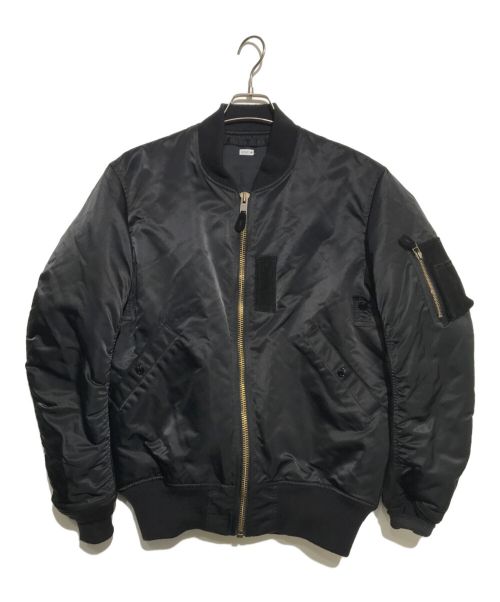 SEQUEL（シークエル）SEQUEL (シークエル) MA-1ジャケット ブラック サイズ:Ｍの古着・服飾アイテム