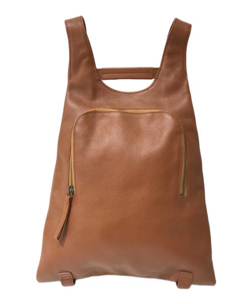 MOTHERHOUSE（マザーハウス）MOTHERHOUSE (マザーハウス) レザー ミニマトウ リュック ブラウンの古着・服飾アイテム