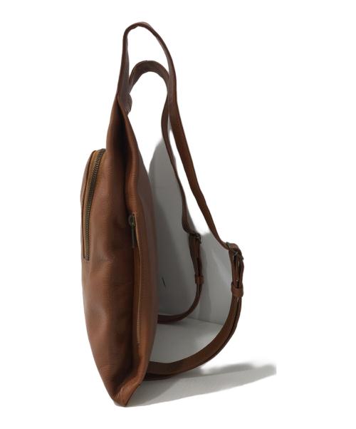 MOTHERHOUSE（マザーハウス）MOTHERHOUSE (マザーハウス) レザー ミニマトウ リュック ブラウンの古着・服飾アイテム