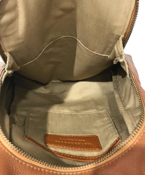 MOTHERHOUSE（マザーハウス）MOTHERHOUSE (マザーハウス) レザー ミニマトウ リュック ブラウンの古着・服飾アイテム