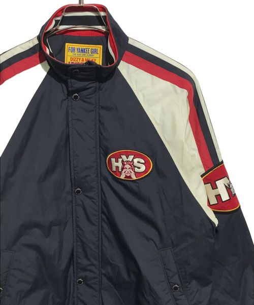 Hysteric Glamour（ヒステリックグラマー）Hysteric Glamour (ヒステリックグラマー) EVIL STARワッペン スタンドカラージャケット ネイビー サイズ:FREEの古着・服飾アイテム