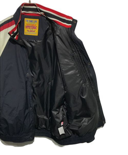 Hysteric Glamour（ヒステリックグラマー）Hysteric Glamour (ヒステリックグラマー) EVIL STARワッペン スタンドカラージャケット ネイビー サイズ:FREEの古着・服飾アイテム