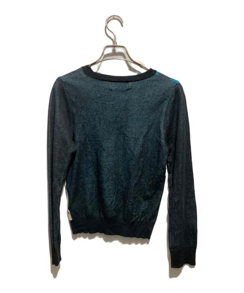 hysterics（ヒステリックス）hysterics (ヒステリックス) NEW WAVEジャカードショート丈 プルオーバー ブラック×ピンク サイズ:FREEの古着・服飾アイテム