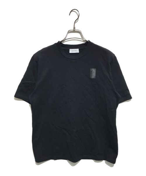 Ferragamo（フェラガモ）Ferragamo (フェラガモ) ロゴパッチTシャツ ブラック サイズ:XLの古着・服飾アイテム