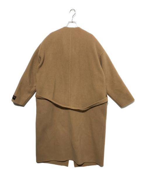 N°21（ヌメロヴェントゥーノ）N°21 (ヌメロヴェントゥーノ) ロングコート ベージュ サイズ:38の古着・服飾アイテム