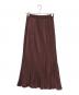 1er Arrondissement（プルミエ アロンディスモン）の古着「キュプラ フィブリル マーメイド ロング スカート」｜ボルドー