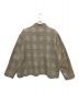 OUR LEGACY (アワーレガシー) SHRUNKEN FULLZIP POLO Beige Hound Check ブラウン サイズ:54：22000円