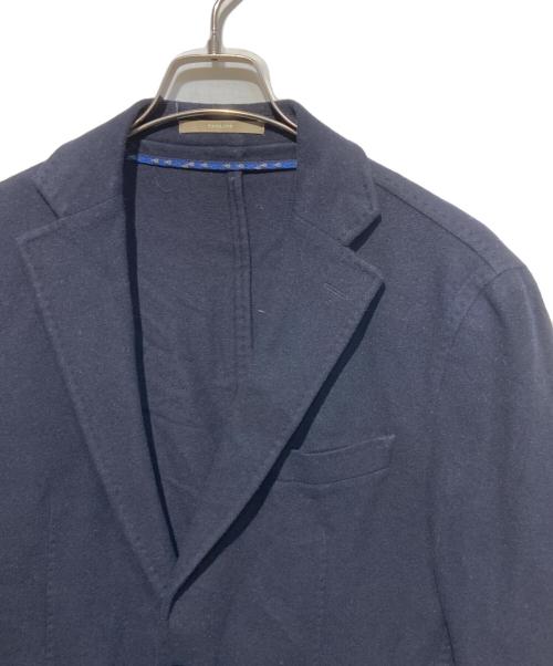 PAOLONI（パオローニ）PAOLONI (パオローニ) カシミヤ混2Bジャケット ネイビー サイズ:50の古着・服飾アイテム