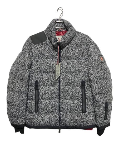 MONCLER GRENOBLE（モンクレール グルノーブル）MONCLER GRENOBLE (モンクレール グルノーブル) BARNES ニットダウンジャケット ネイビー×ホワイト サイズ:4の古着・服飾アイテム