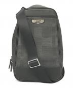 BLACK LABEL CRESTBRIDGEブラックレーベル クレストブリッジ）の古着「ボディーバッグ」｜ブラック