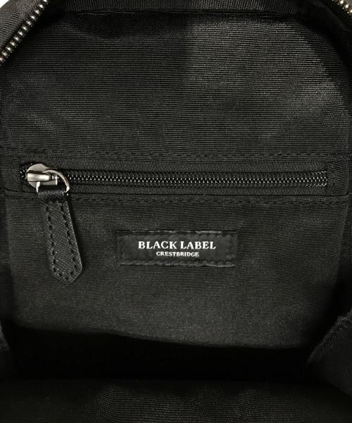 BLACK LABEL CRESTBRIDGE（ブラックレーベル クレストブリッジ）BLACK LABEL CRESTBRIDGE (ブラックレーベル クレストブリッジ) ボディーバッグ ブラックの古着・服飾アイテム