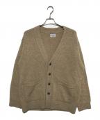 Yonetomiヨネトミ）の古着「SOFT LAMB WOOL KNIT CARDIGAN」｜ベージュ