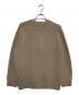 yonetomi (ヨネトミ) SOFT LAMB WOOL KNIT CARDIGAN ベージュ サイズ:3：11000円