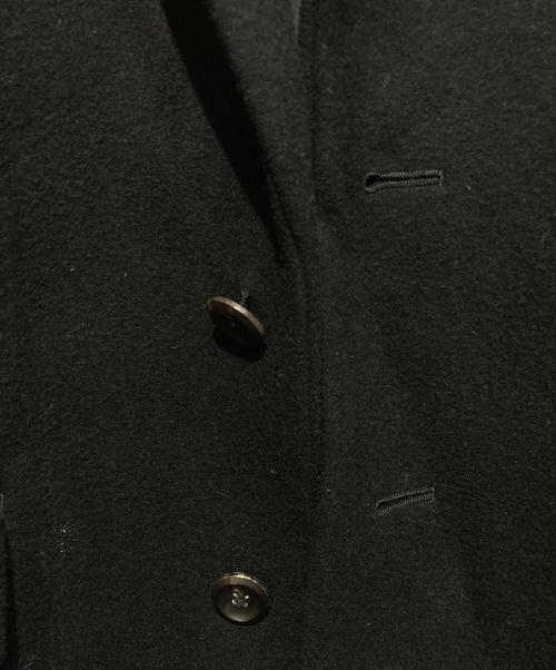 ATTACHMENT（アタッチメント）ATTACHMENT (アタッチメント) カシミヤ混平二重メルトン チェスターコート ブラック サイズ:1の古着・服飾アイテム